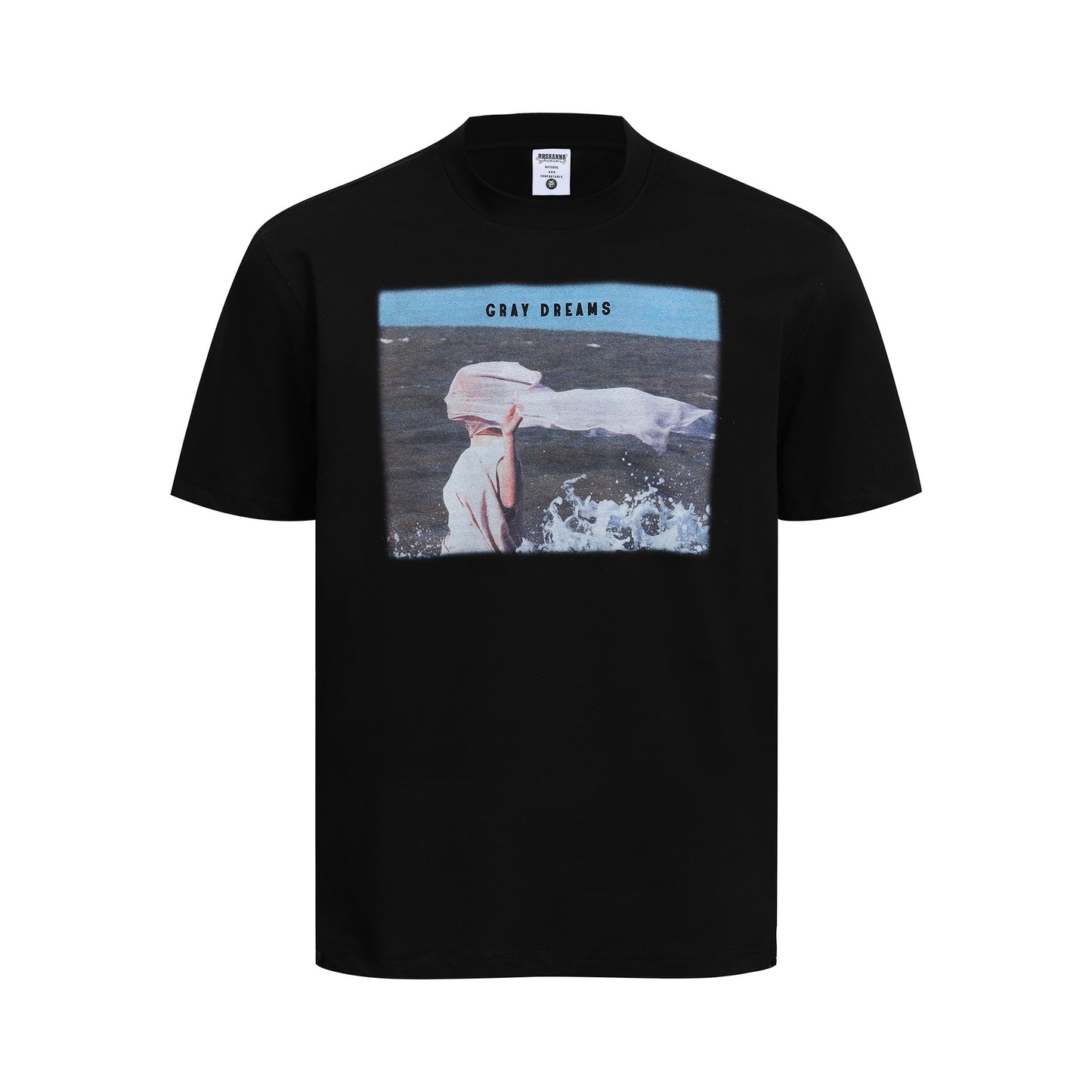 Mens T Shirts Vintage Crew Neck