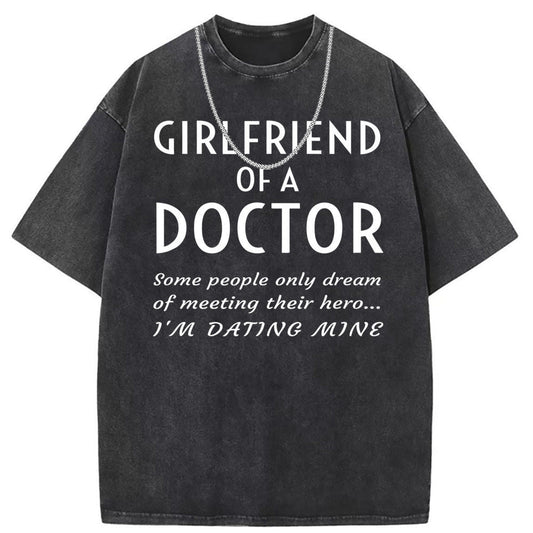 Men T Shirts Cotton short-sleeved T-shirt women's washed and old