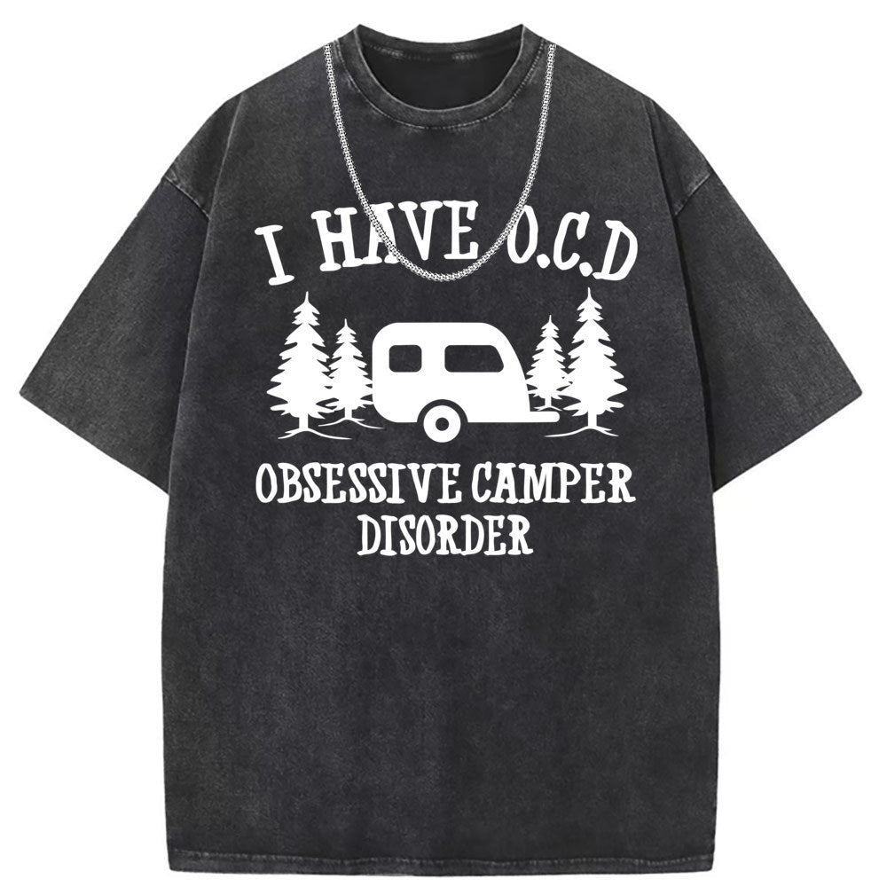 Men T Shirts Vintage vintage cotton printed short-sleeved T-shirt