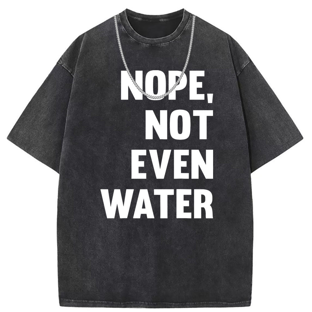 Men T Shirts Vintage distressed cotton printed short-sleeved T-shirt