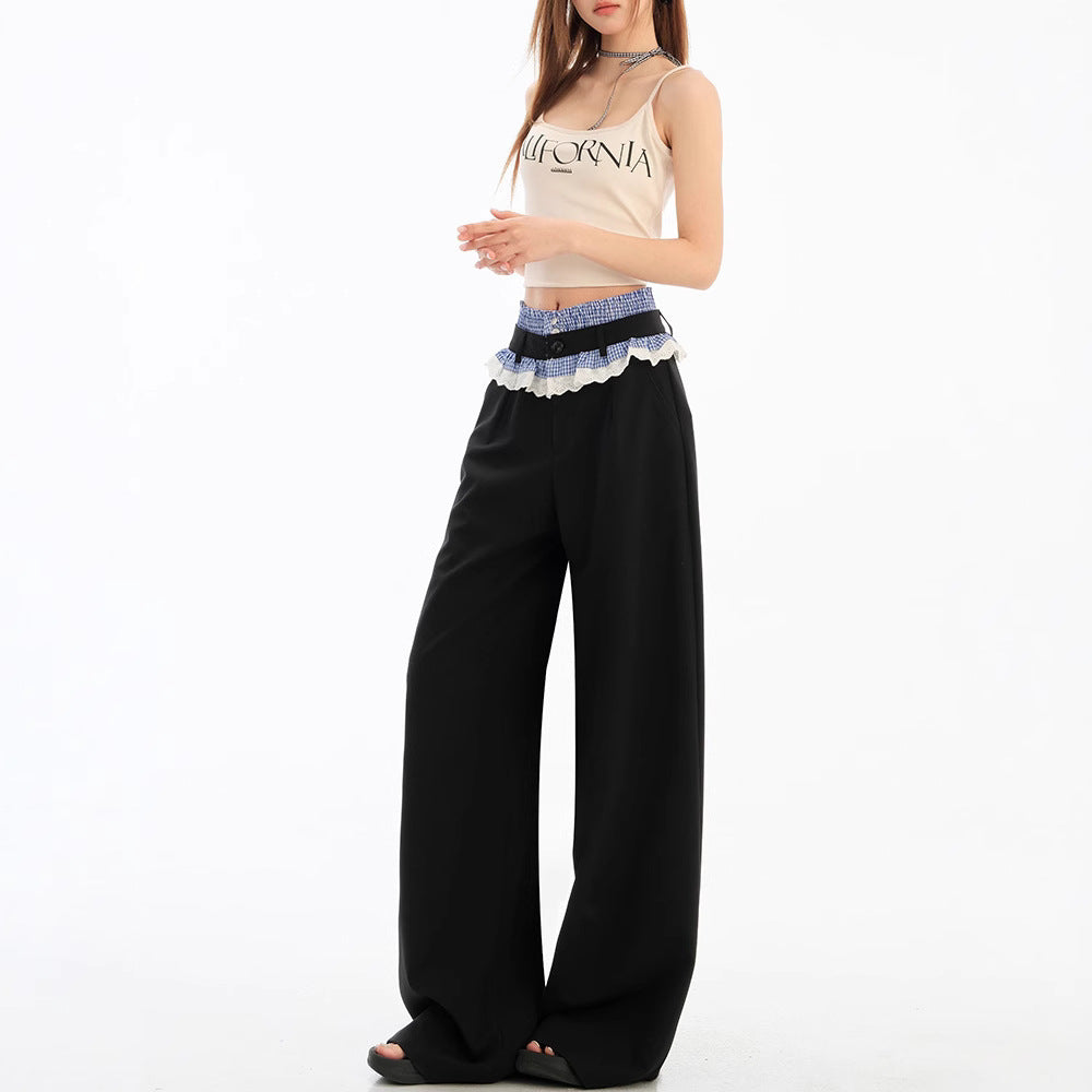 Women casual pants casual lace, slacks