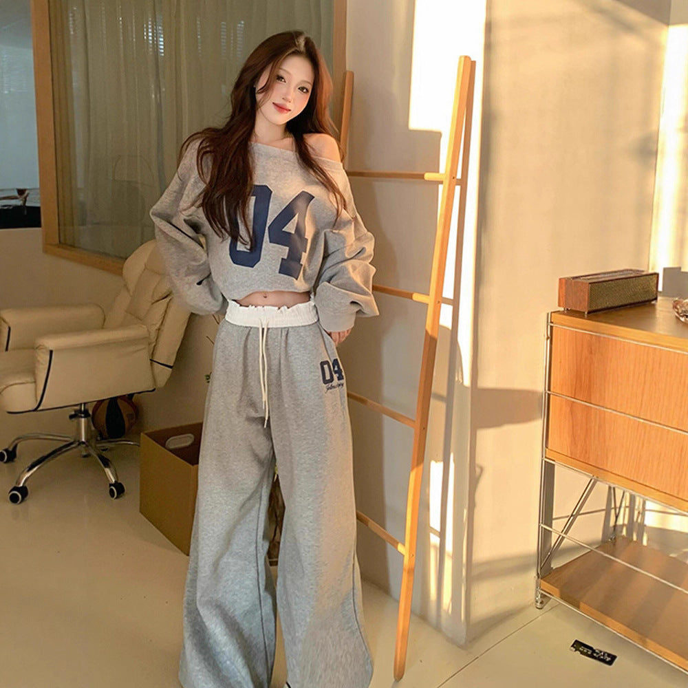 Women casual pant retroloose early autumn
