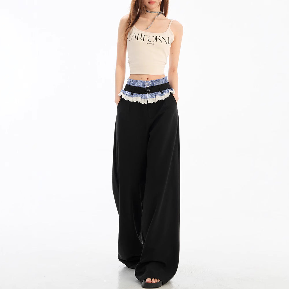 Women casual pants casual lace, slacks