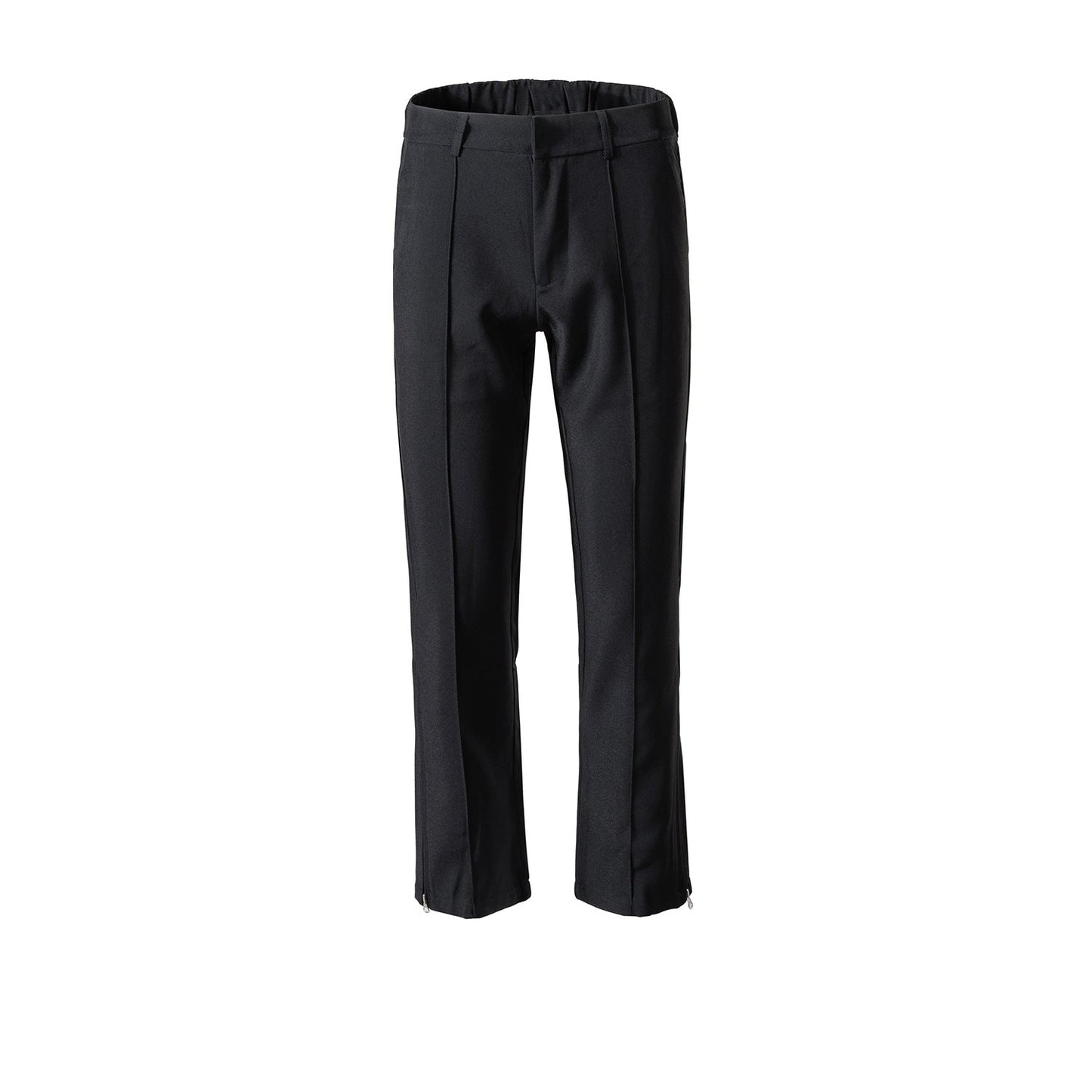 MIJKO Mens Vintage Pants Wide-footed Flared Pants Trousers