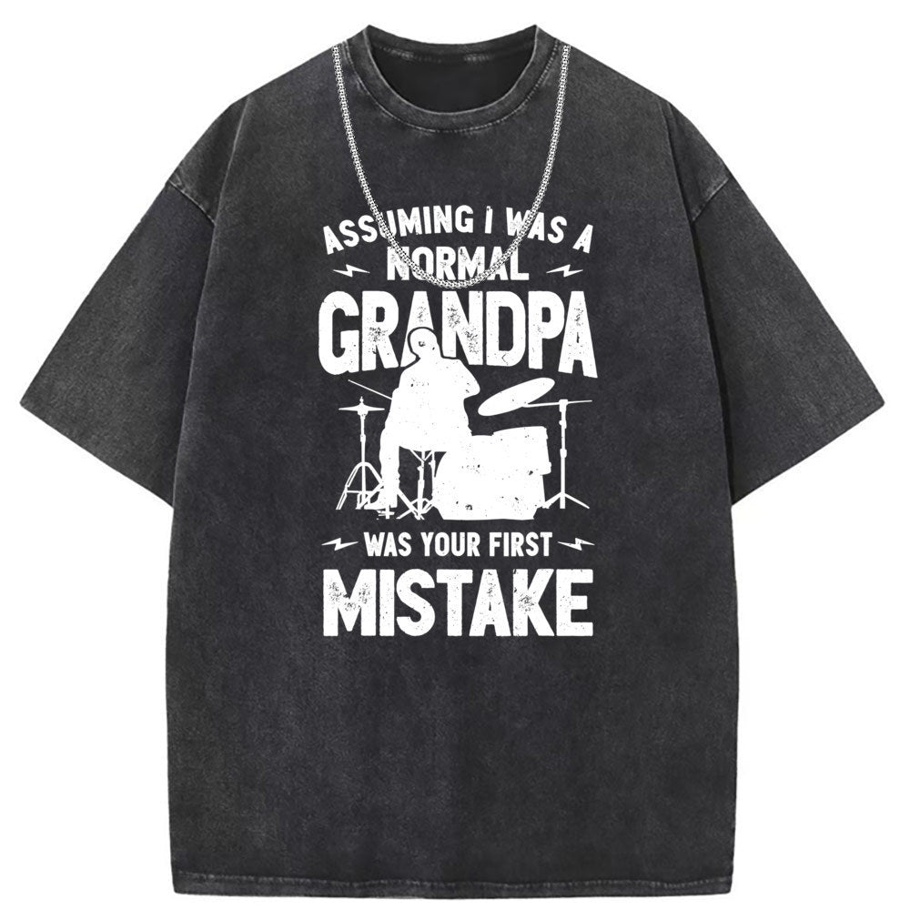 Mens T Shirts Vintage Cotton Short Sleeve T-Shirts