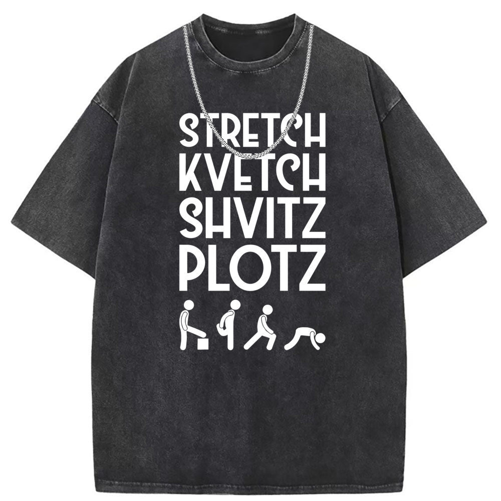 Men T Shirts Vintage old anime oversize printed short-sleeved T-shirt