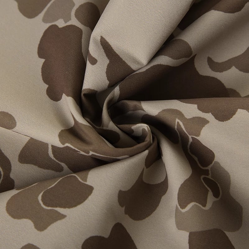 Womens casual pants leopard hip hop camouflage pants loose wide leg cargo pants
