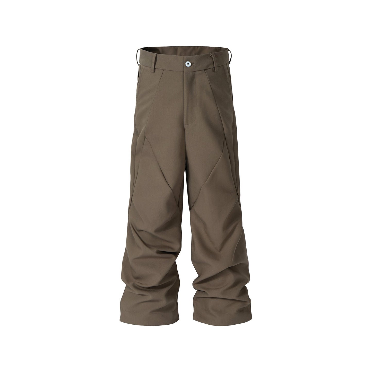 MIJKO Men's Vintage Pants MIJKO Men's Trousers Wide Tube High Street Wide Foot Pants Tide