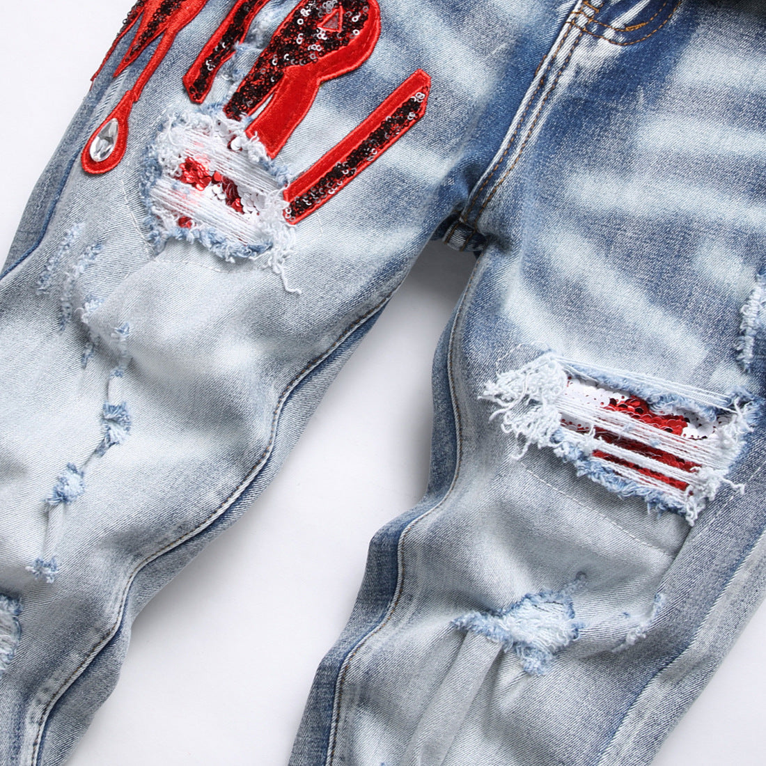 Amiri Jeans Ripped Stretch Jeans