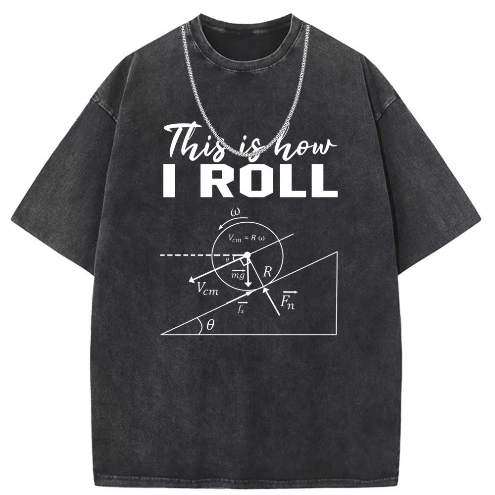 Men T Shirts Vintage distressed cotton printed short-sleeved T-shirt