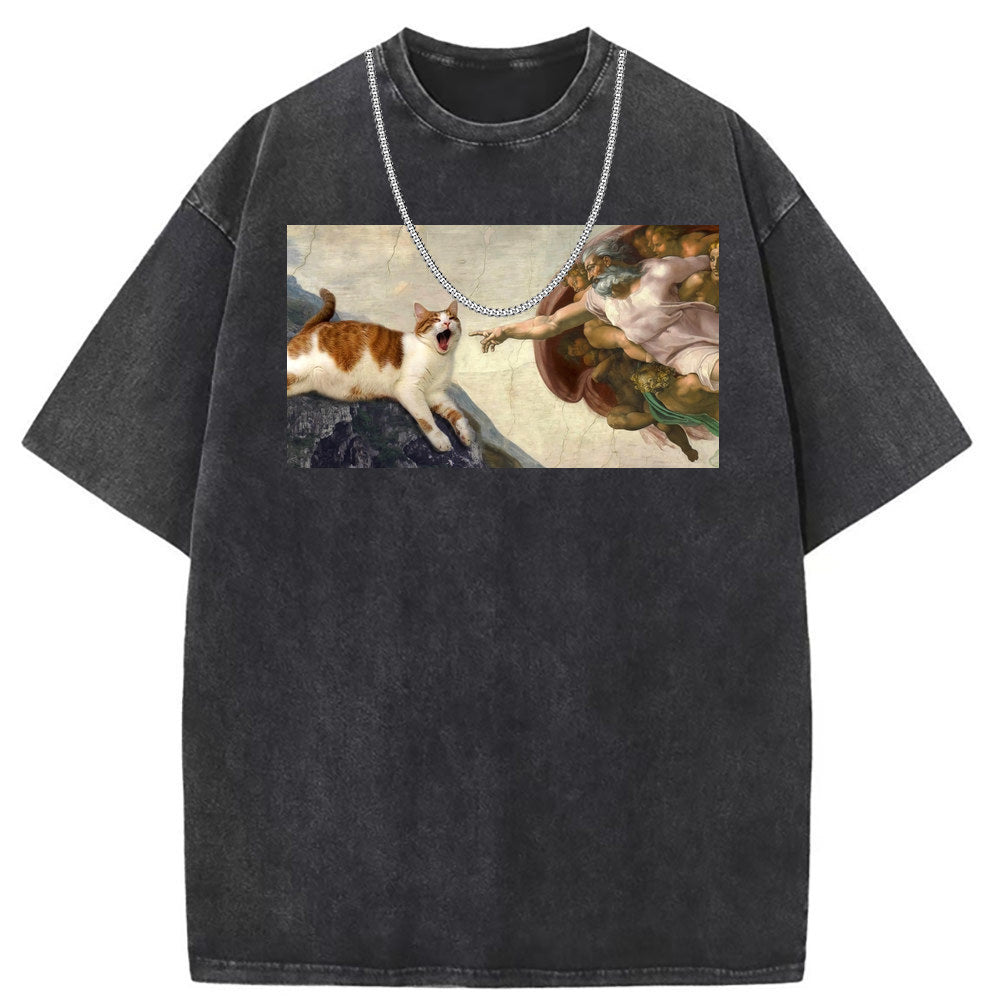 Mens T Shirts Short Sleeves Loose Casual
