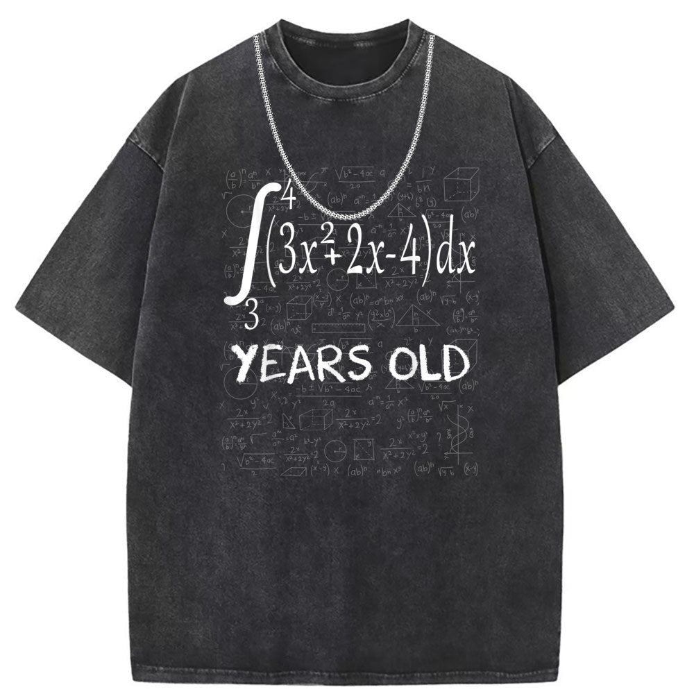 Men T Shirts Short-sleeved T-shirt women washed and old