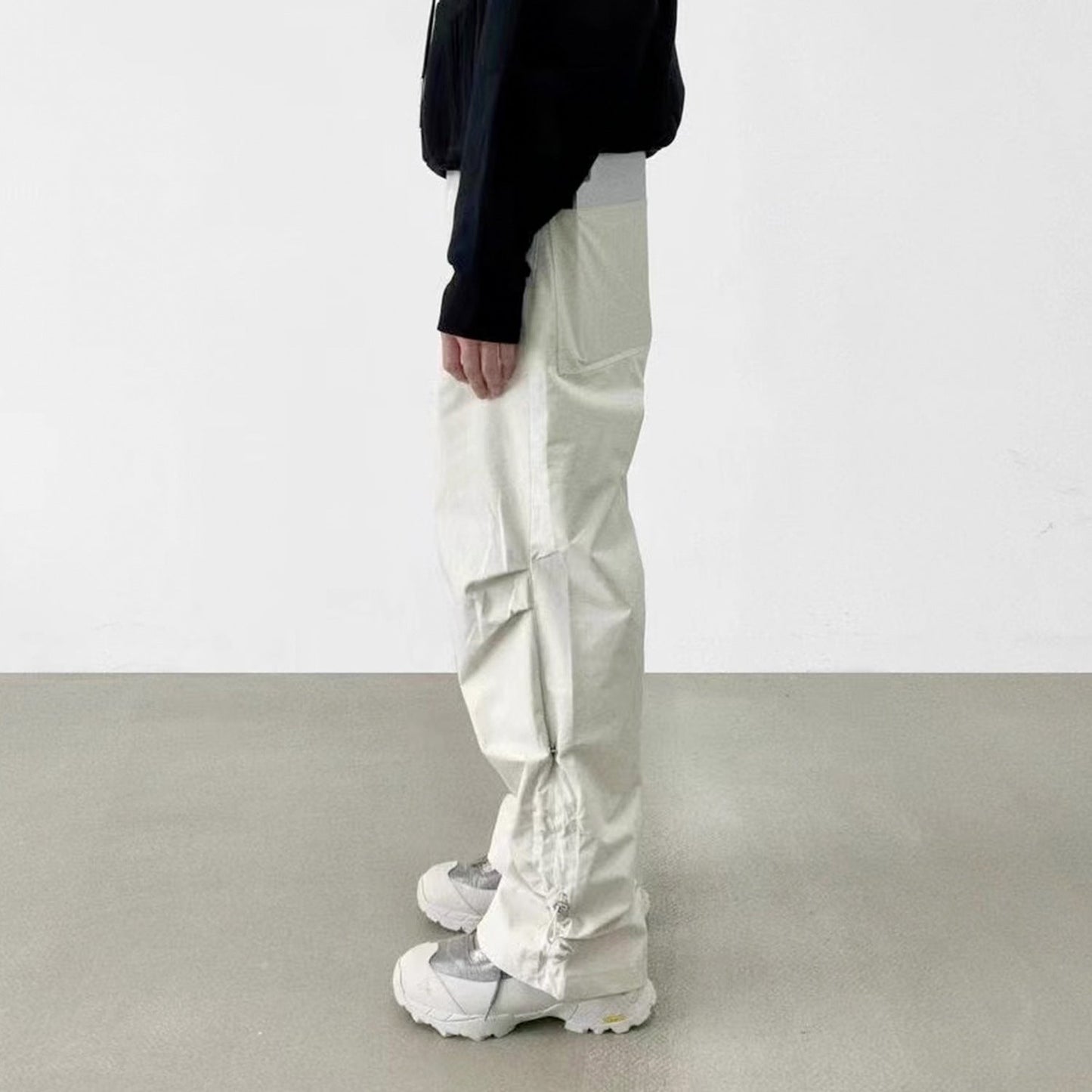 MIJKO Mens Vintage Pants MIJKO Men's Women's Epide Nylon Casual Sports Pants