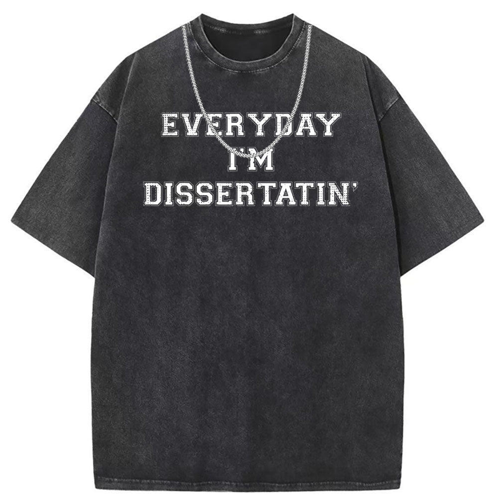 Men T Shirts Retro old cotton short-sleeved T-shirt