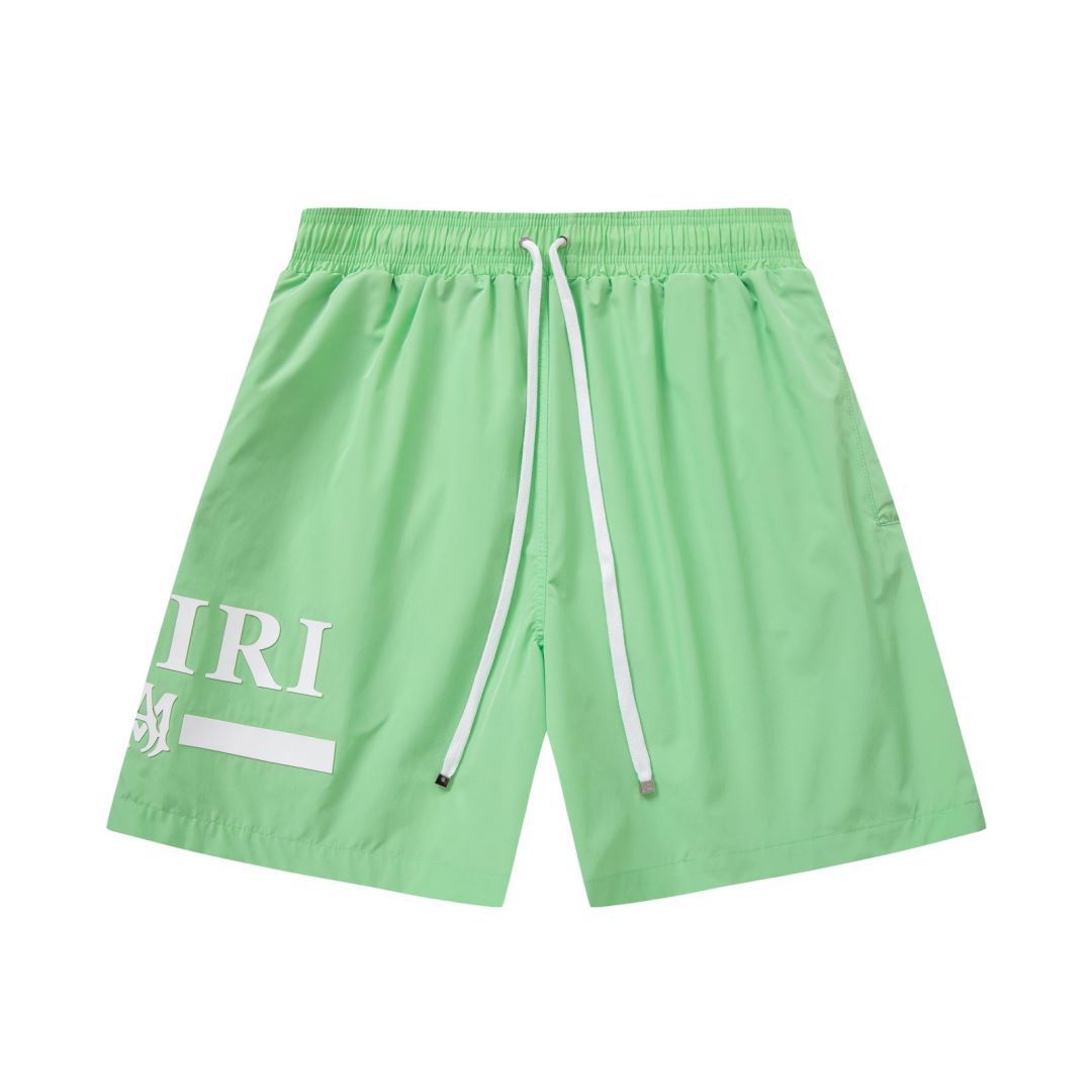 Amiri shorts drawstring slacks alphabet shorts