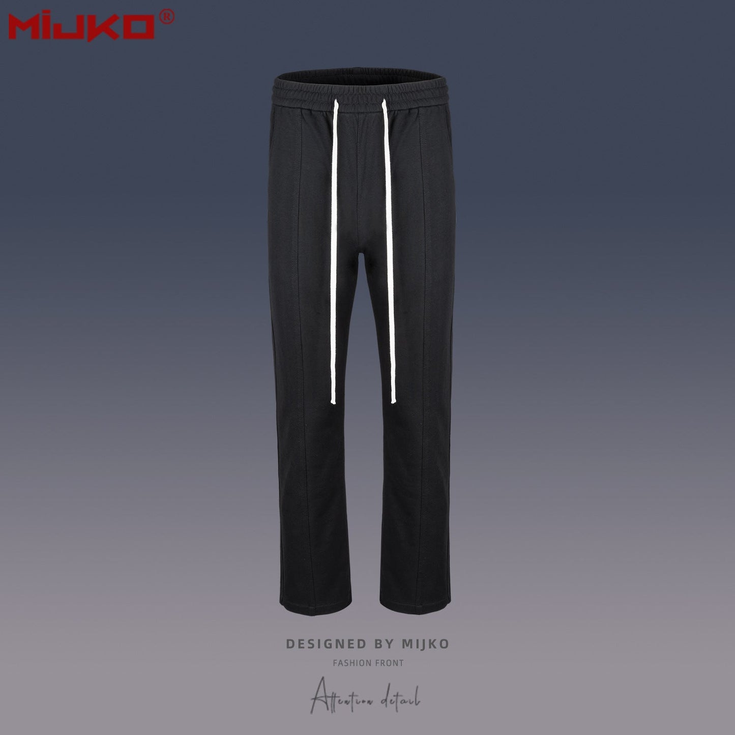 MIJKO Mens Vintage Pants Sports Casual Unisex Pants
