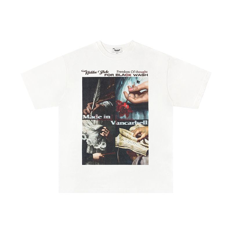 Men T Shirts Loose Couple Casual Short Sleeves