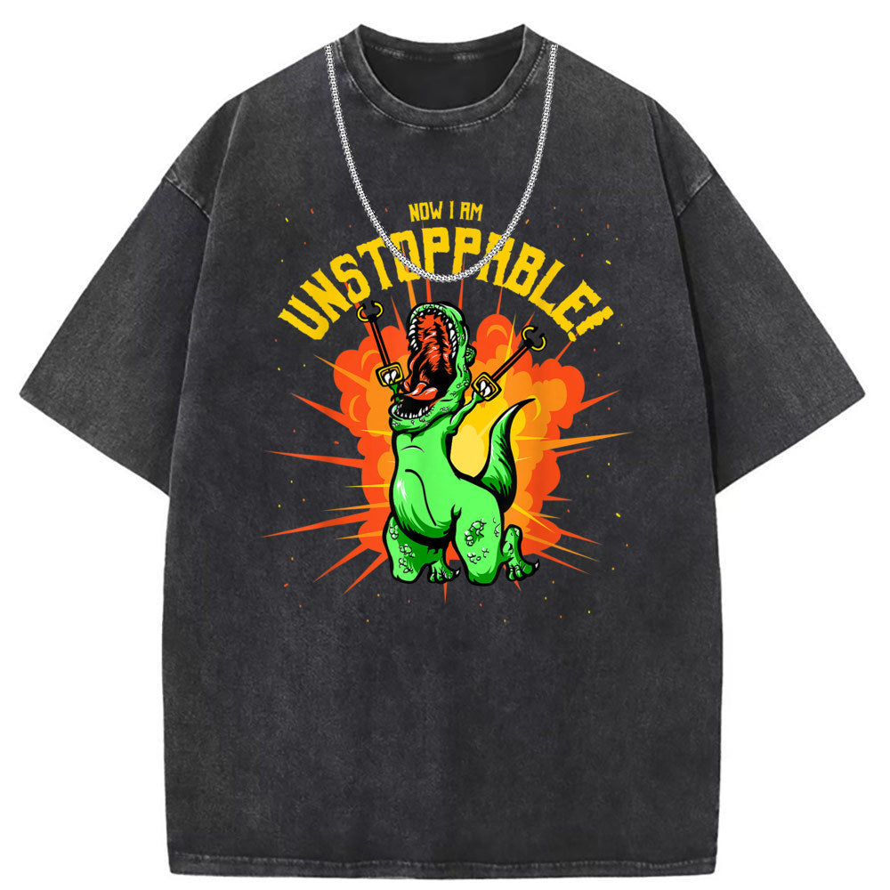 Men T Shirts Short Sleeve T-Shirts Women Washed Old American