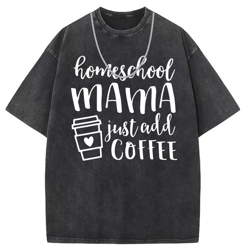 Men T Shirts Crew neck short-sleeved T-shirt washed and old