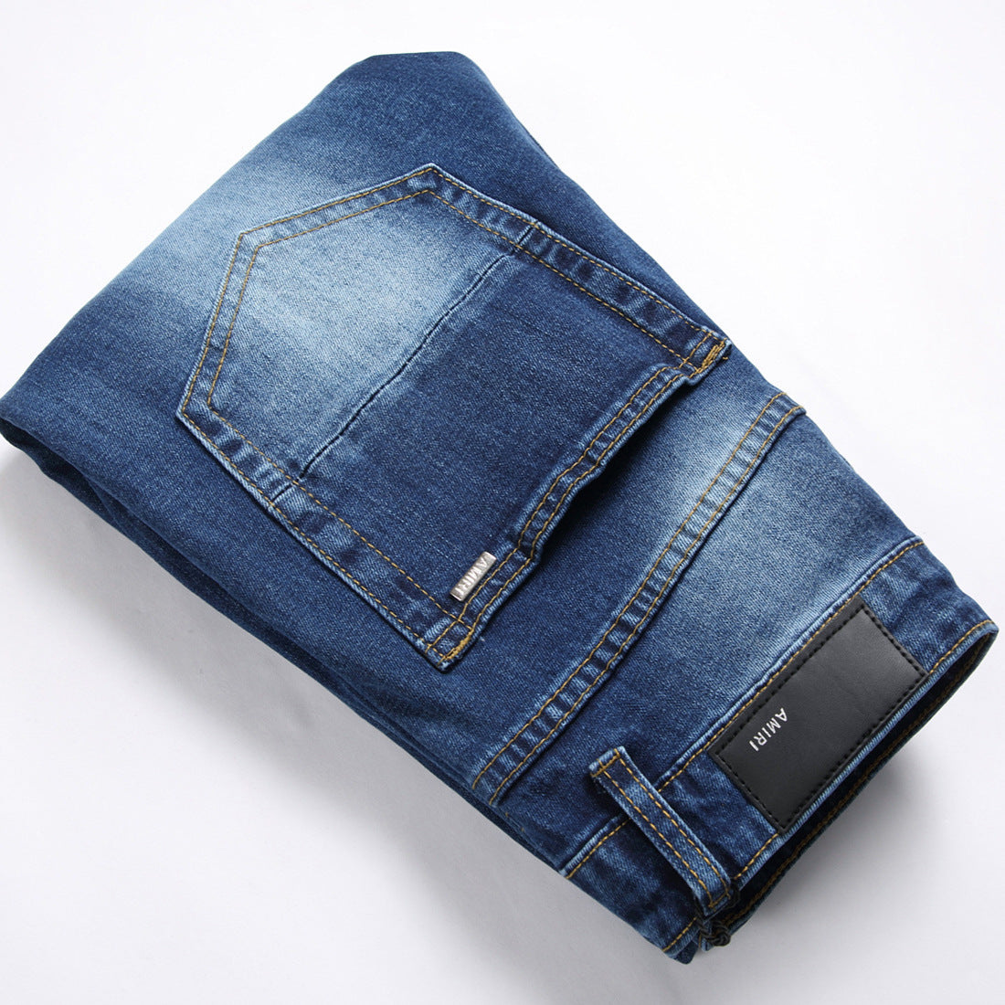 Amiri Jeans Embroidered Slim-Fit Stretch Jeans