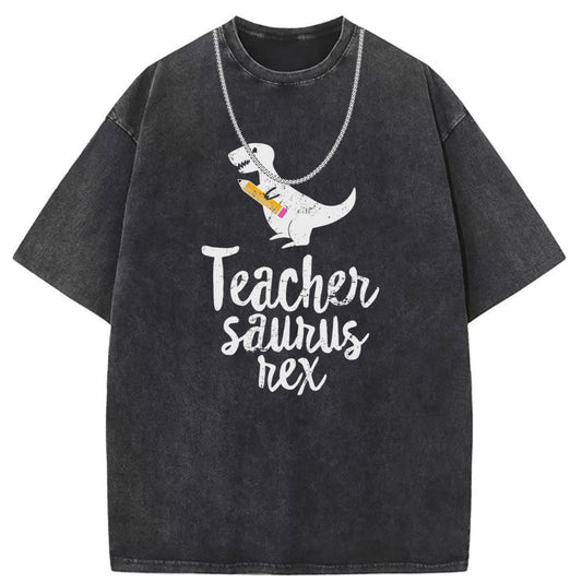Men T Shirts Washed old punk short-sleeved T-shirt