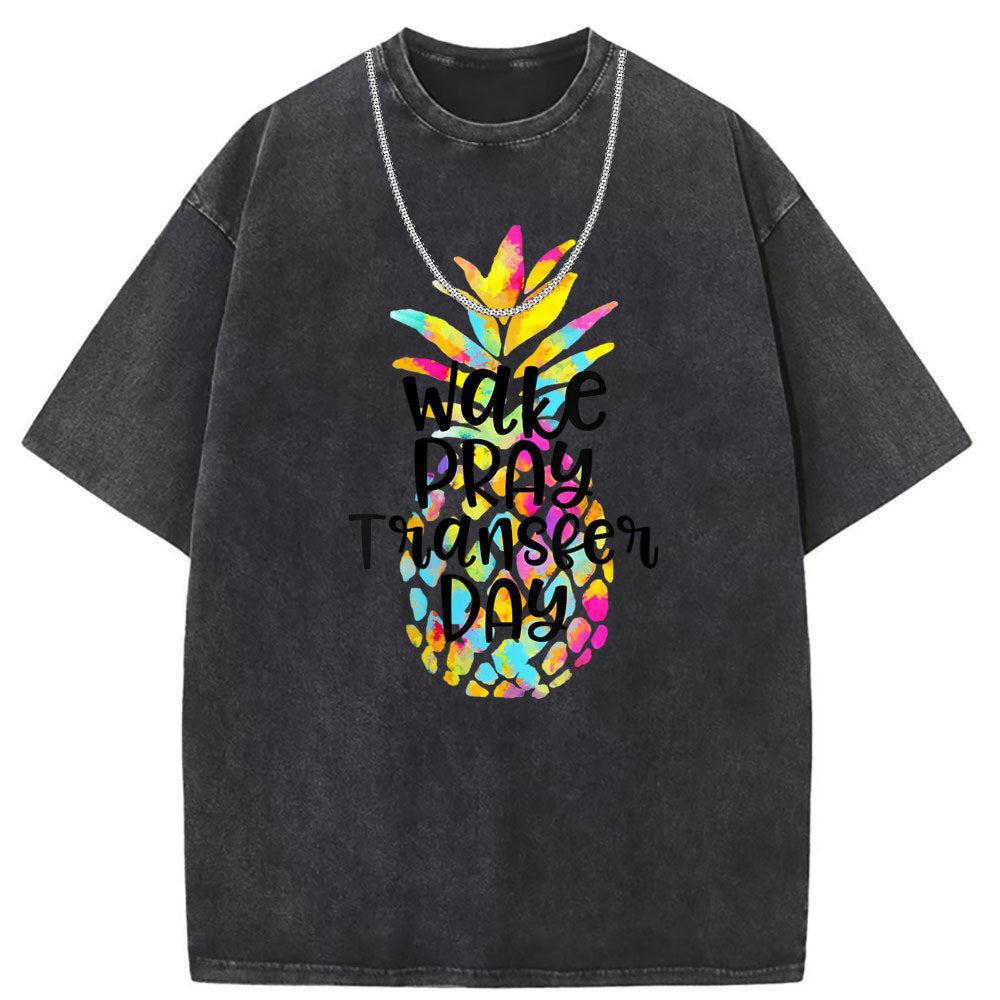 Mens T Shirts Short Sleeve T-Shirts Washed Do Old Punk Loose