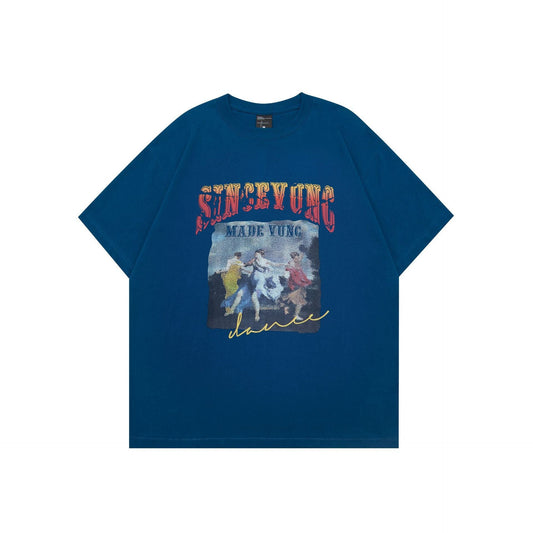 Men T Shirts Summer Vintage Men