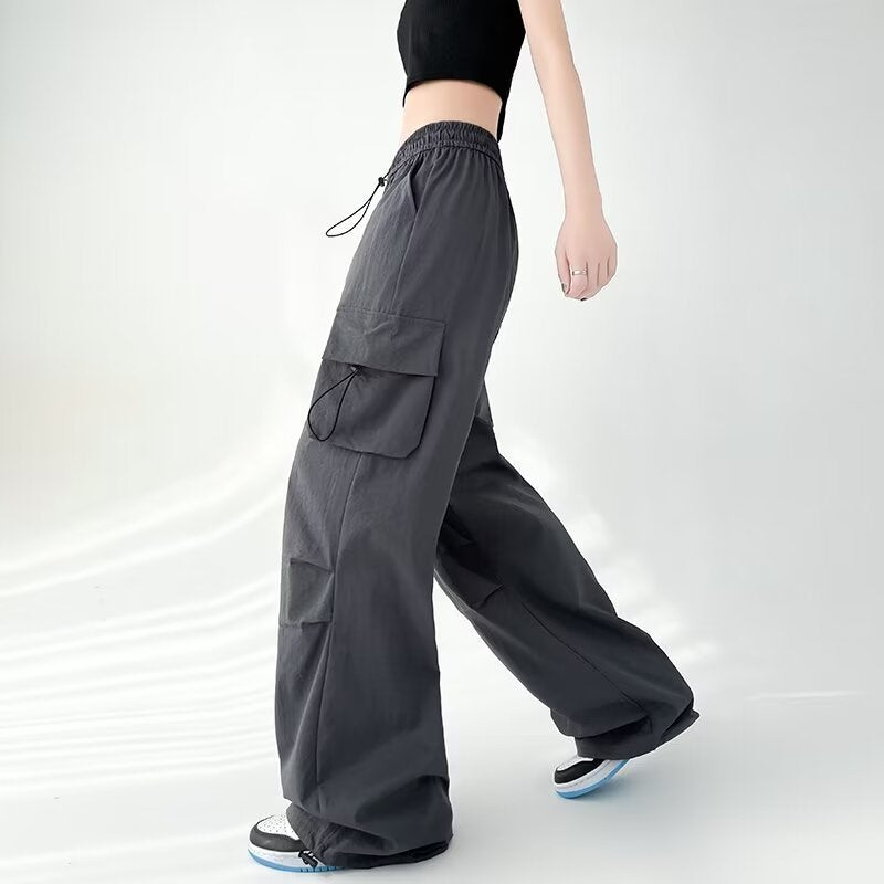 Women casual pants retro spring summer loose