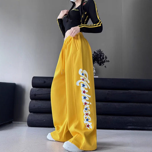 Women casual pants women retro loose sweatpants