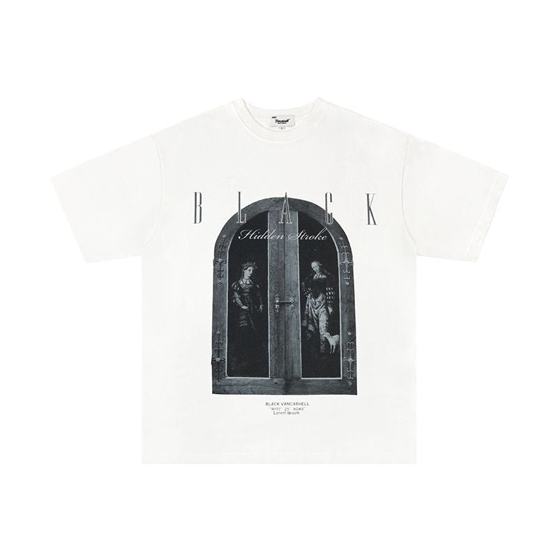 Mens T Shirts Do Old Oversize Short Sleeves