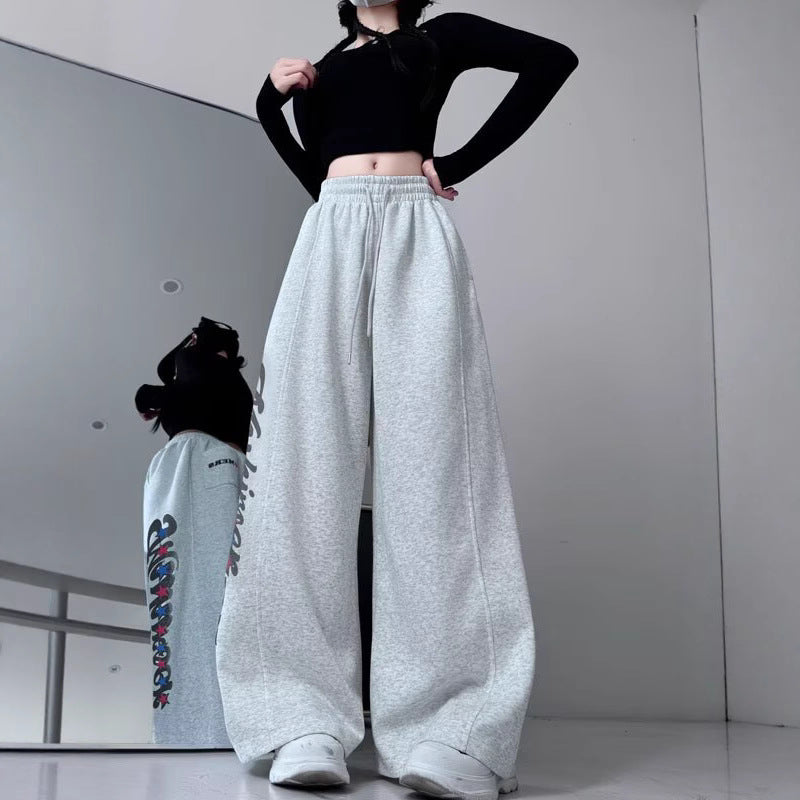 Women casual pants women retro loose sweatpants