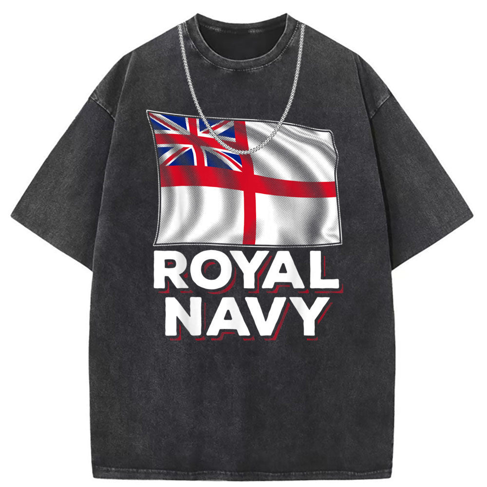 Men T Shirts Washed old punk short-sleeved T-shirt