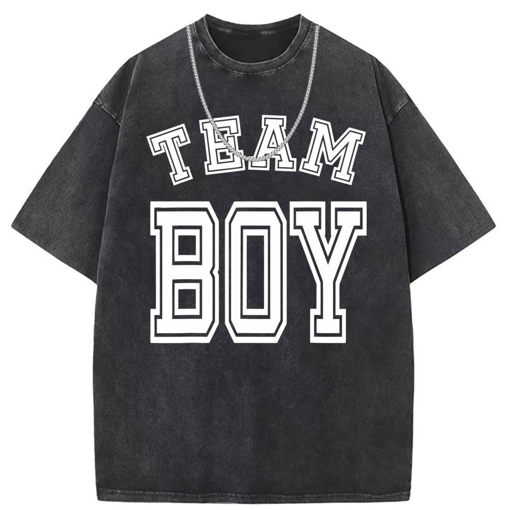 Men T Shirts Vintage distressed cotton printed short-sleeved T-shirt