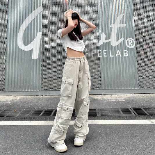Women casual pants retro