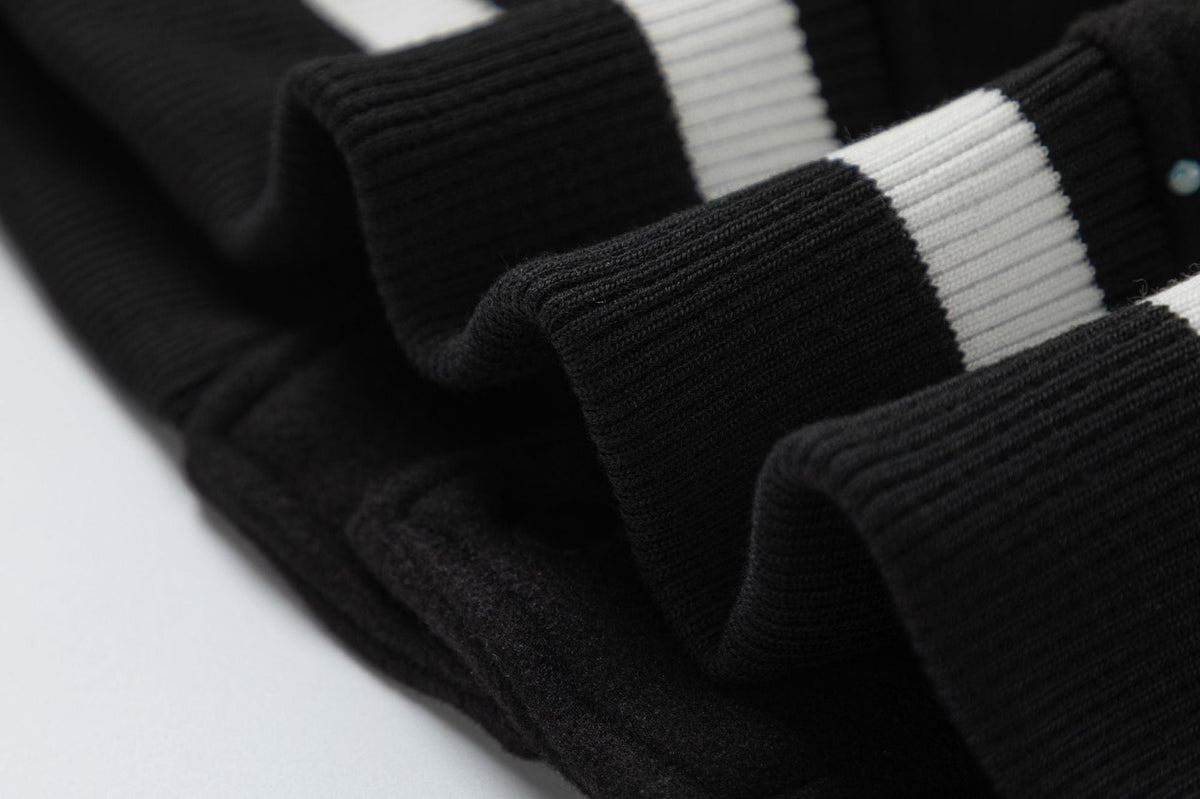 Off White Jacket Spring and Autumn OW Splicing Letter Pattern Baseball Jacket Jacket
