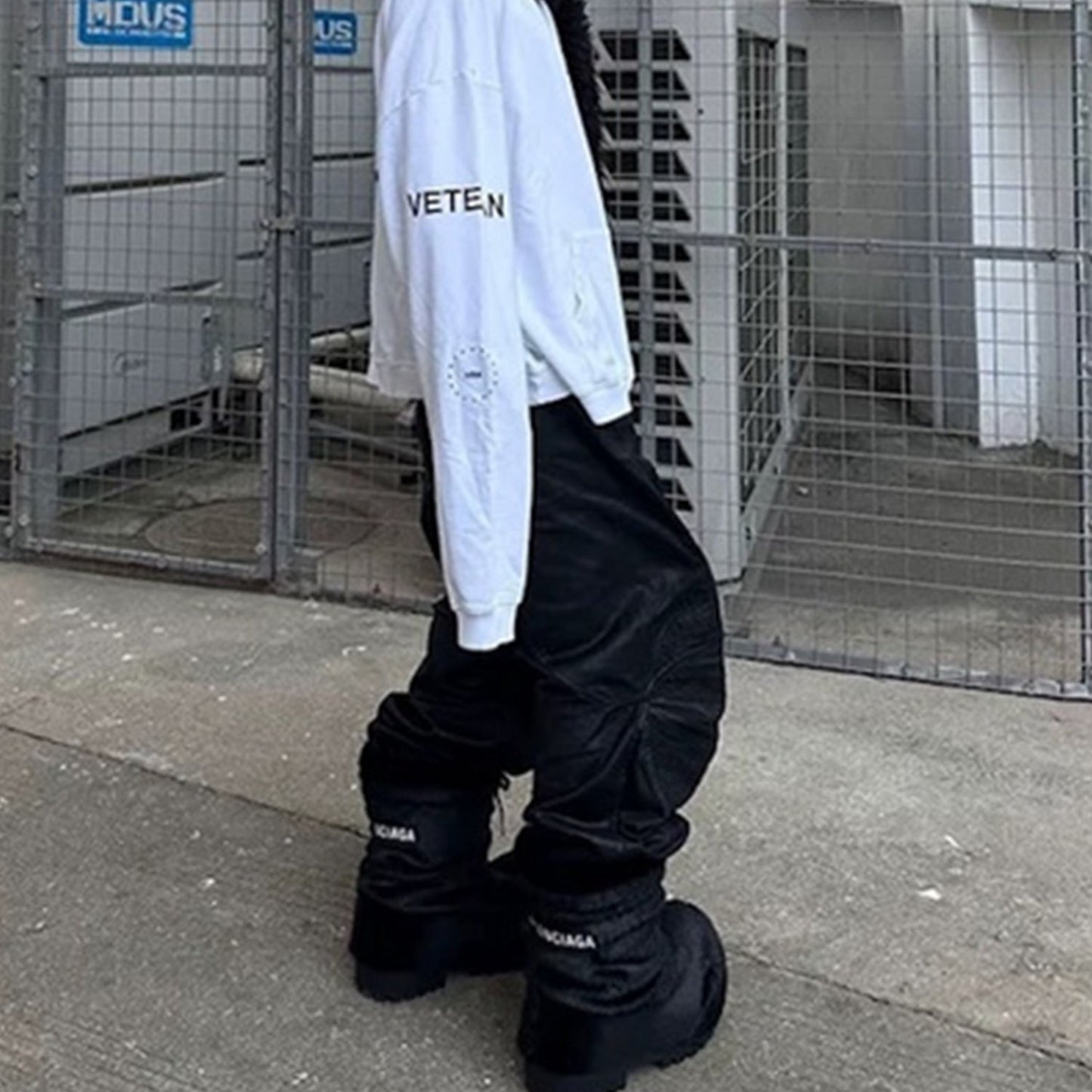 MIJKO Men's Vintage Pants MIJKO Motorcycle Armor Men's and Women's Splicing Jeans