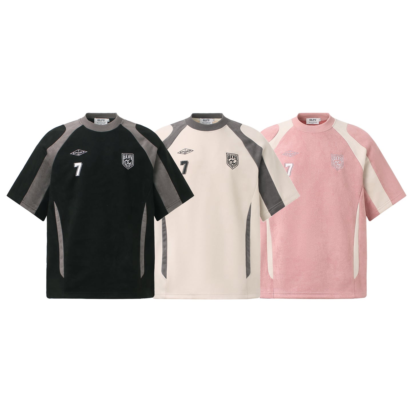 Men t shirts retroloose crew neck