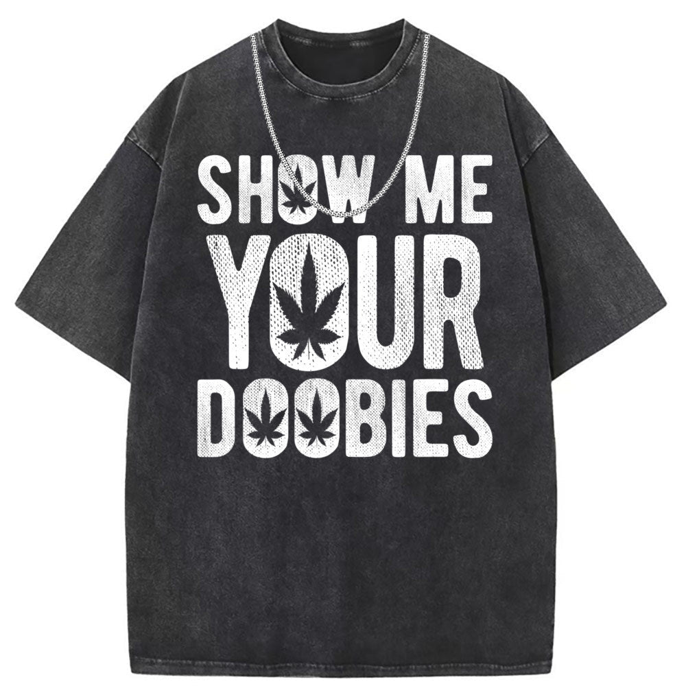 Men T Shirts Short Sleeve T-Shirt Women Washed Old American Street