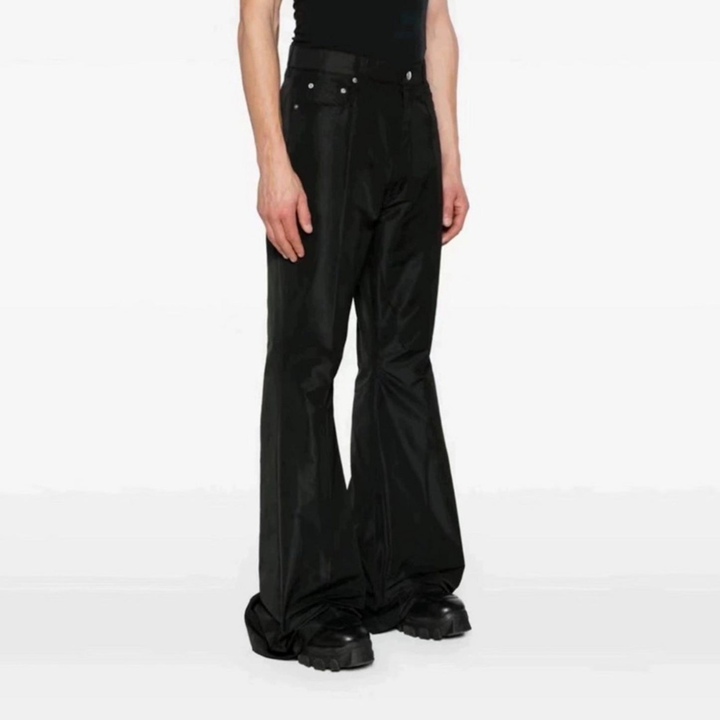 MIJKO Mens Vintage Pants Casual Bootcut Bootcut Pants