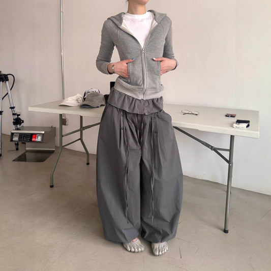 Women casual pant high waistloose