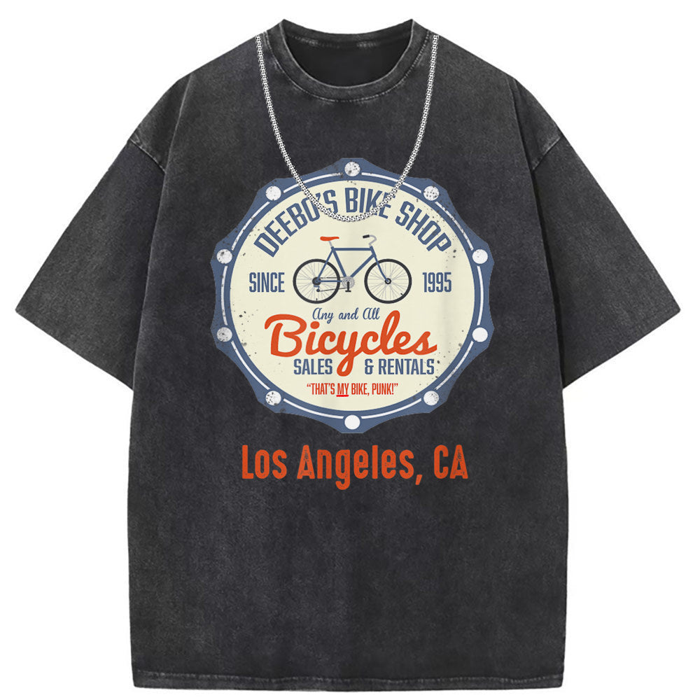 Men T Shirts Short Sleeve T-Shirt Women Washed Old American