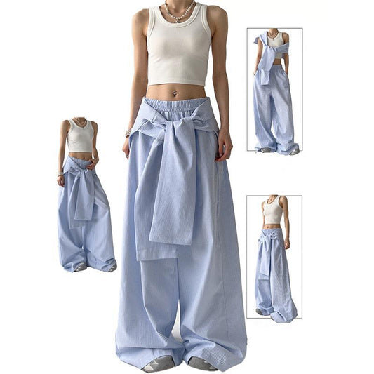 Women casual pants striped women summer loose