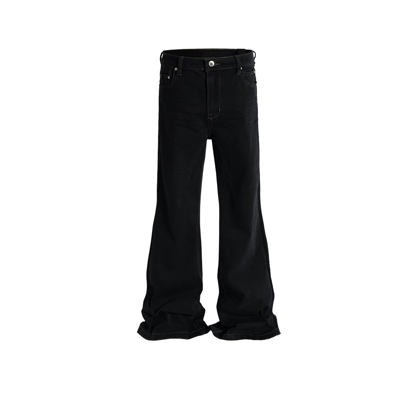 MIJKO Men's Vintage Pants MIJKO Men's Women's Spring/Summer Hip Hop Trousers Wide Leg Flared Jeans