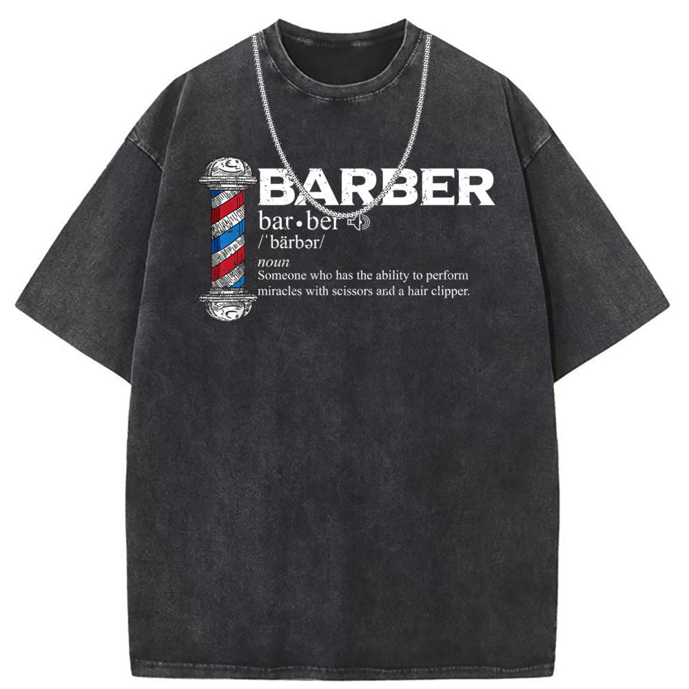 Men T Shirts Short Sleeve T-Shirts Women Washed Old American Street