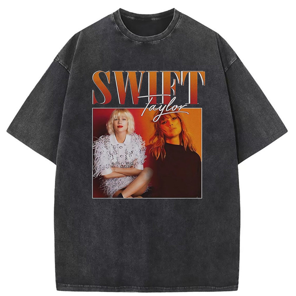 Men T Shirts Washed Old Retro Trend