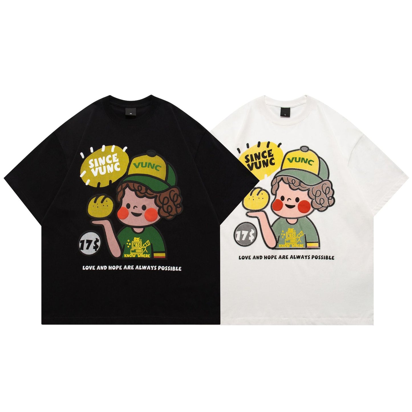 Men T Shirts Bread Boys Short Sleeve T-Shirt