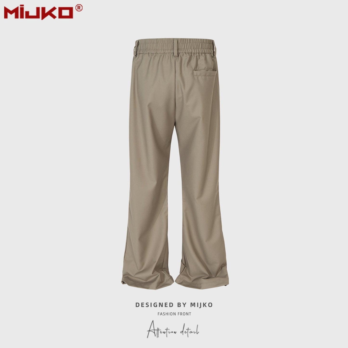 MIJKO Men's Vintage Pants MIJKO Men's Women's Slim Trousers