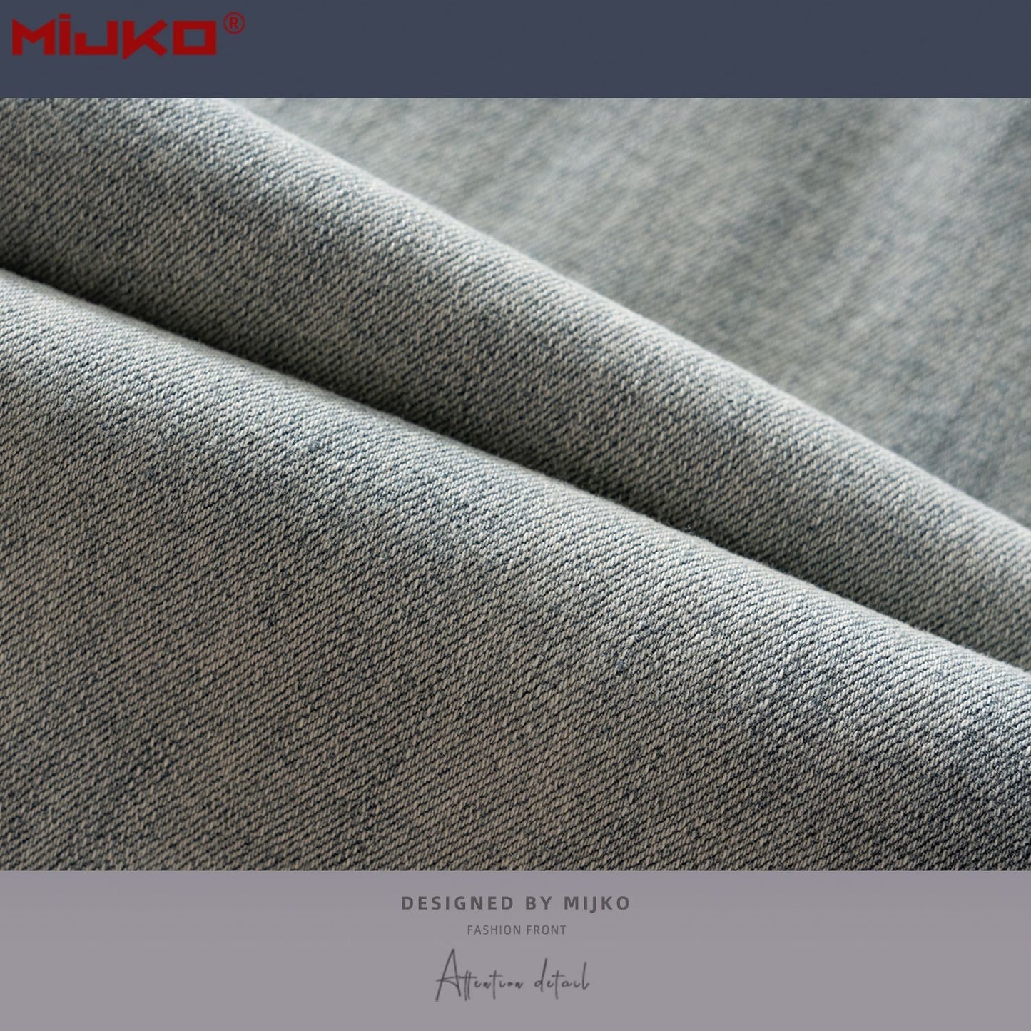 MIJKO Mens Vintage Pants Old Slim Fit Zipper Jeans