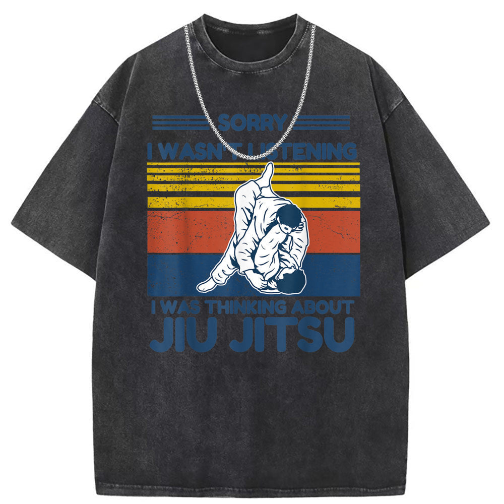 Men T Shirts Crew neck short-sleeved T-shirt washed and old