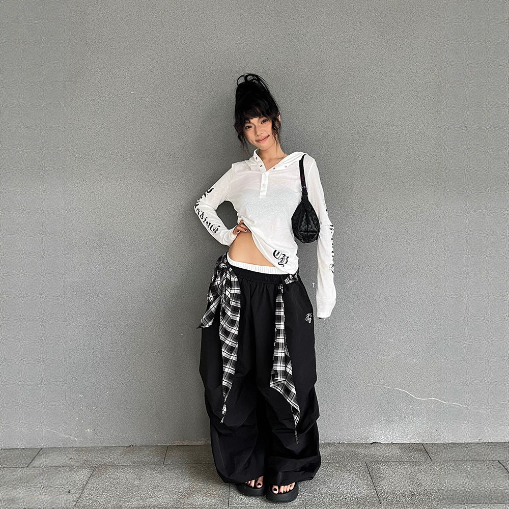 Women casual pants retroloose